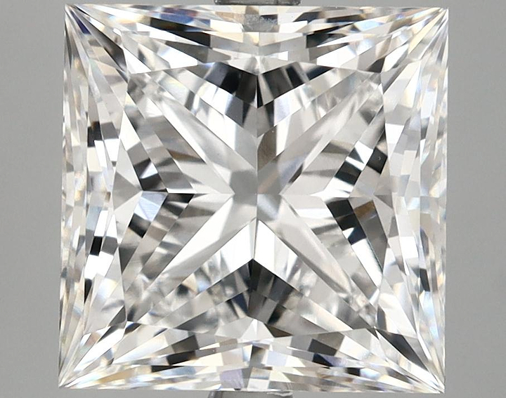 5.15 Carat Princess Shaped Ideal Cut VS1 IGI Certified Lab Grown Diamond