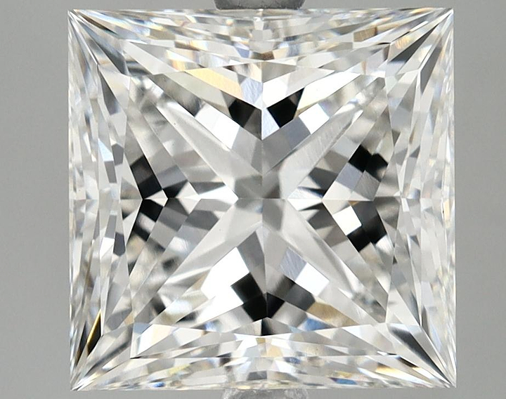 5.21 Carat Princess Shaped Ideal Cut VS1 IGI Certified Lab Grown Diamond