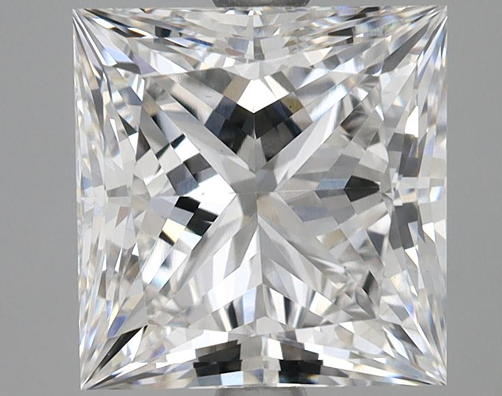 3.91 Carat Princess Shaped Ideal Cut VS1 IGI Certified Lab Grown Diamond