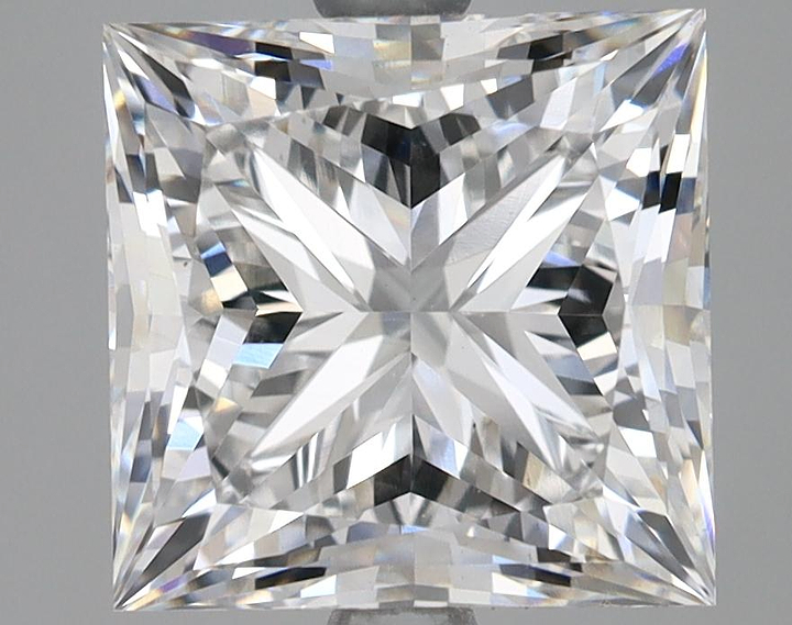 4.87 Carat Princess Shaped Ideal Cut VS1 IGI Certified Lab Grown Diamond