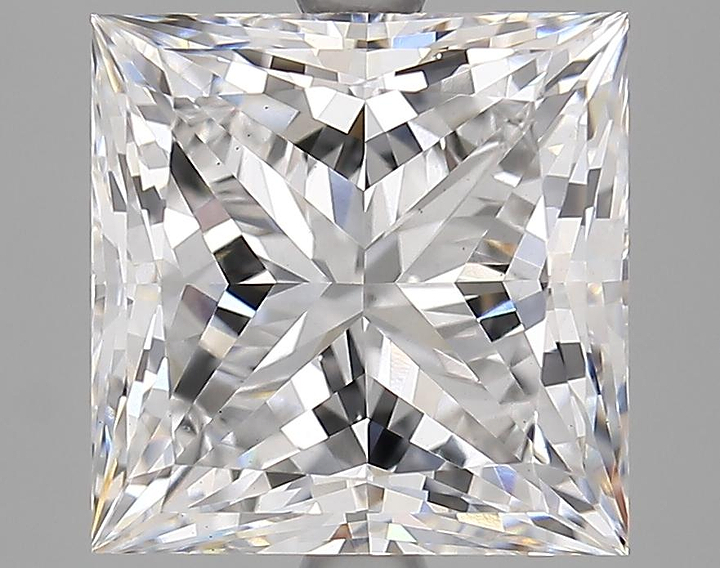 5.19 Carat Princess Shaped Ideal Cut VS1 IGI Certified Lab Grown Diamond