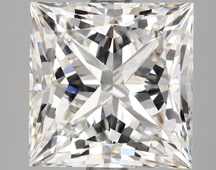 3.41 Carat Princess Shaped Ideal Cut VS2 IGI Certified Lab Grown Diamond