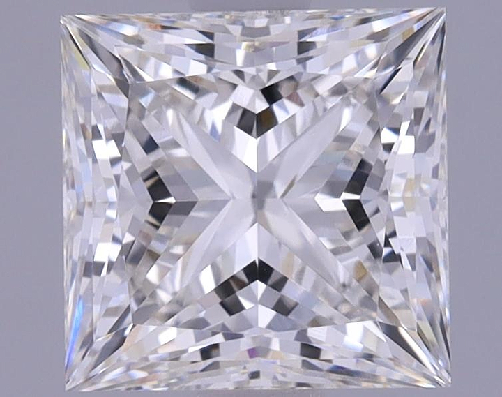 1.86 Carat Princess Shaped Ideal Cut VS1 IGI Certified Lab Grown Diamond