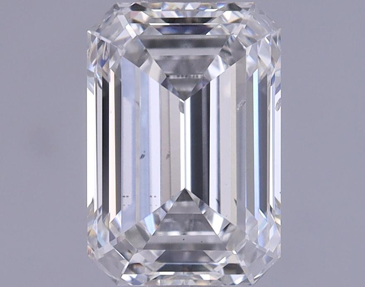 1.01 Carat Emerald Shaped Ideal Cut SI1 IGI Certified Lab Grown Diamond