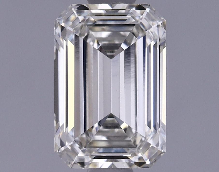 1.05 Carat Emerald Shaped Ideal Cut VVS2 IGI Certified Lab Grown Diamond
