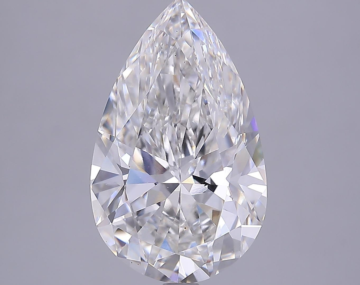 5.31 Carat Pear Shaped Ideal Cut VS1 IGI Certified Lab Grown Diamond