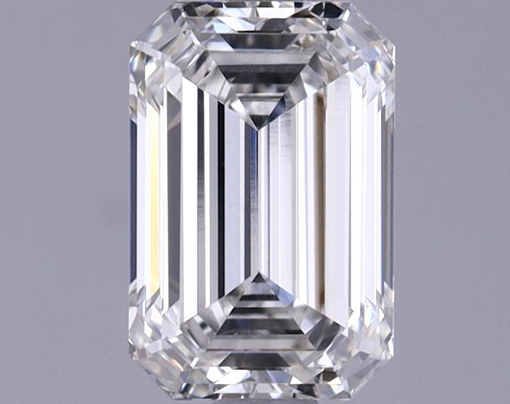 1.14 Carat Emerald Shaped Excellent Cut VVS2 IGI Certified Lab Grown Diamond