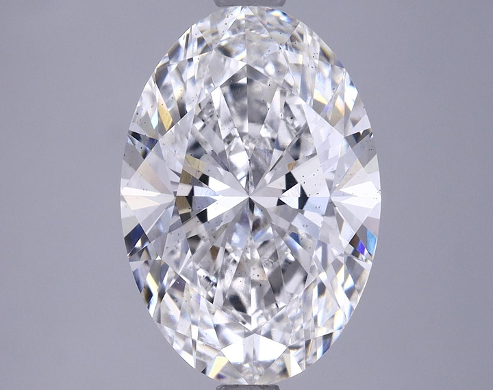 3.83 Carat Oval Shaped Ideal Cut SI1 IGI Certified Lab Grown Diamond
