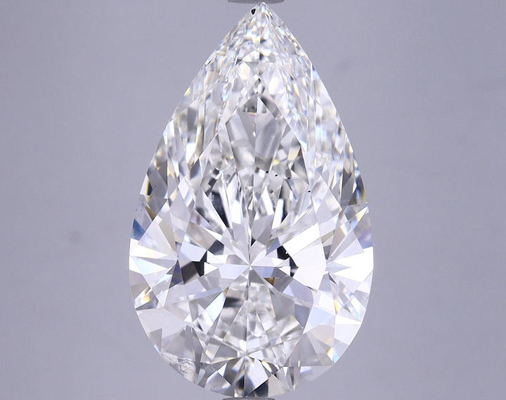 6.0 Carat Pear Shaped Ideal Cut SI1 IGI Certified Lab Grown Diamond