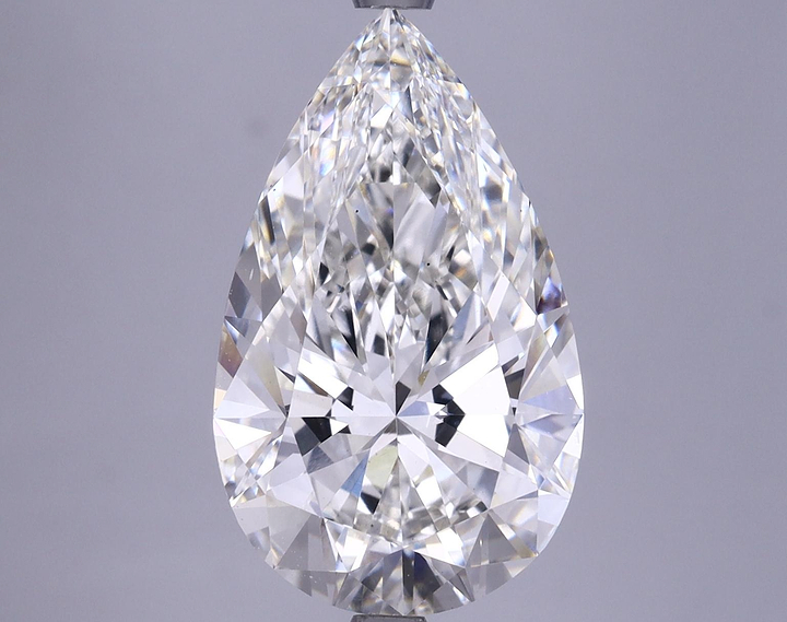 5.55 Carat Pear Shaped Ideal Cut VS1 IGI Certified Lab Grown Diamond