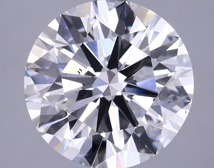 3.9 Carat Round Shaped Ideal Cut VS2 IGI Certified Lab Grown Diamond