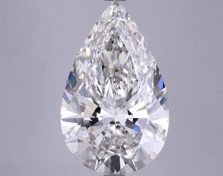 5.62 Carat Pear Shaped Ideal Cut VS1 IGI Certified Lab Grown Diamond