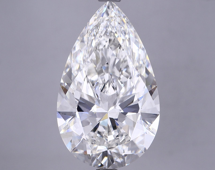 6.55 Carat Pear Shaped Ideal Cut VS1 IGI Certified Lab Grown Diamond