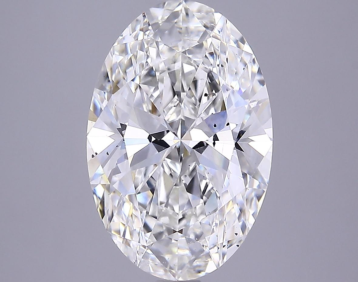 4.18 Carat Oval Shaped Excellent Cut SI1 IGI Certified Lab Grown Diamond
