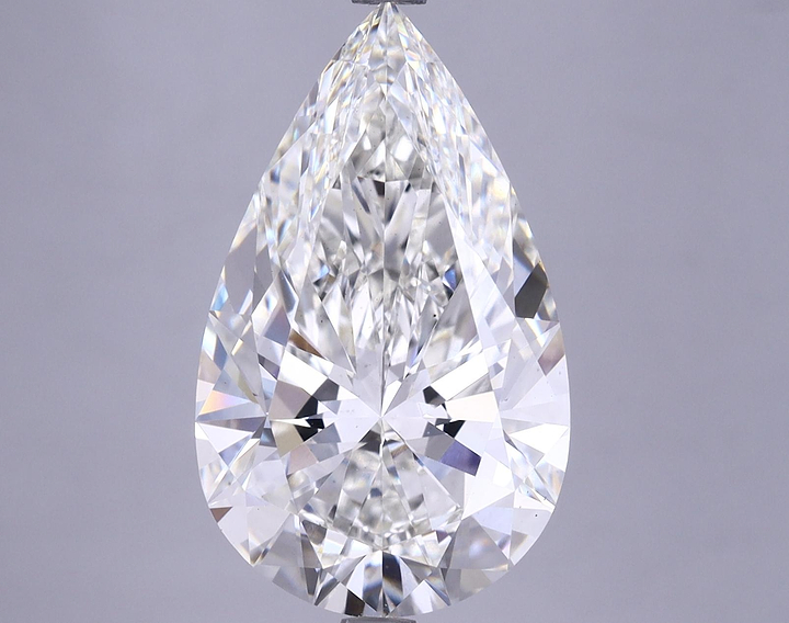 6.27 Carat Pear Shaped Ideal Cut VS1 IGI Certified Lab Grown Diamond