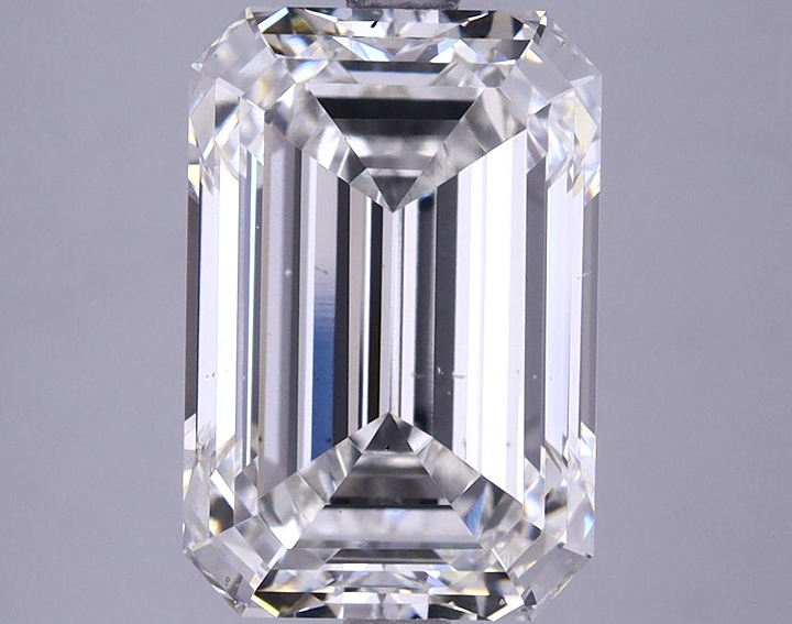 4.78 Carat Emerald Shaped Ideal Cut VS1 IGI Certified Lab Grown Diamond