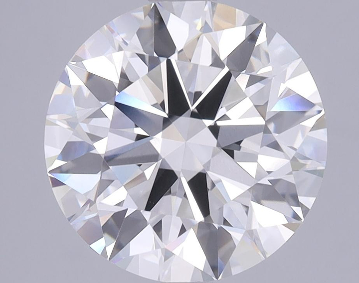 3.8 Carat Round Shaped Ideal Cut VVS2 IGI Certified Lab Grown Diamond