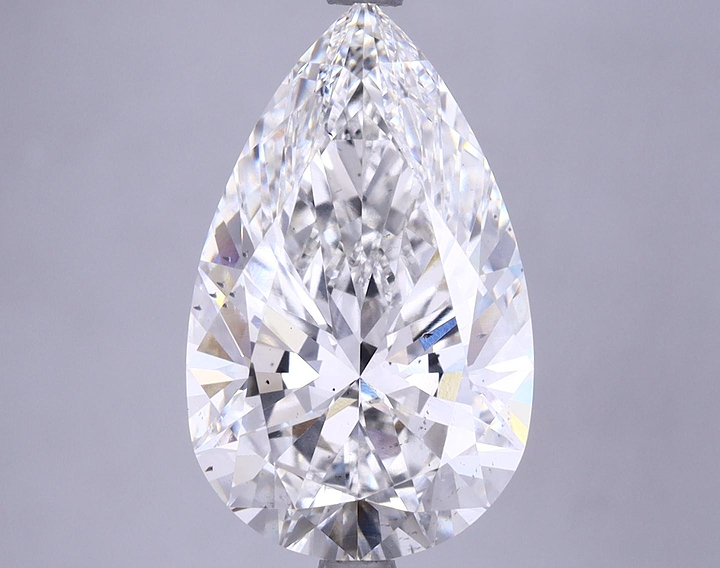 5.16 Carat Pear Shaped Ideal Cut SI1 IGI Certified Lab Grown Diamond