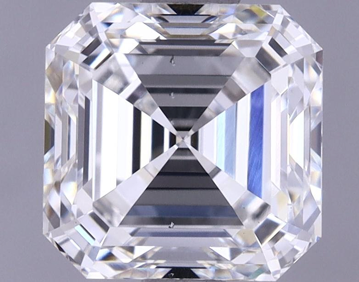 1.48 Carat Asscher Shaped Ideal Cut VS2 IGI Certified Lab Grown Diamond