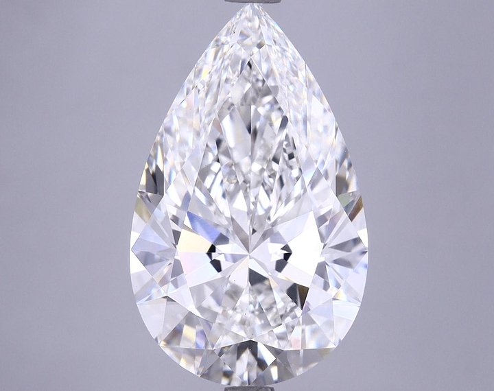 5.64 Carat Pear Shaped Ideal Cut VS1 IGI Certified Lab Grown Diamond