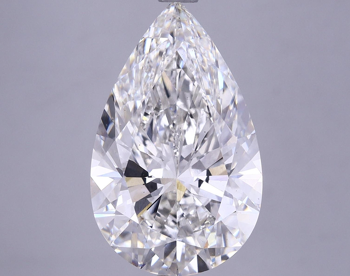 6.04 Carat Pear Shaped Ideal Cut VS2 IGI Certified Lab Grown Diamond