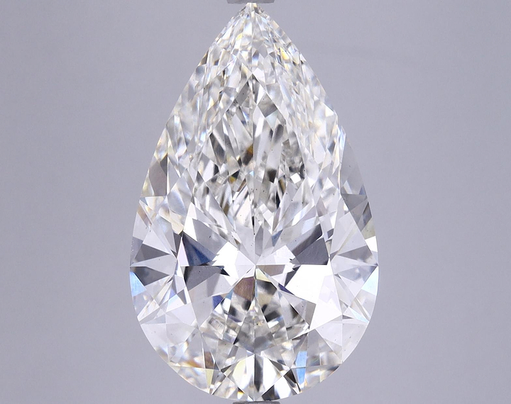 6.24 Carat Pear Shaped Ideal Cut VS2 IGI Certified Lab Grown Diamond