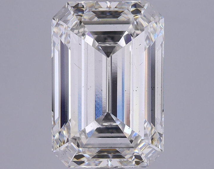 4.65 Carat Emerald Shaped Ideal Cut VS2 IGI Certified Lab Grown Diamond