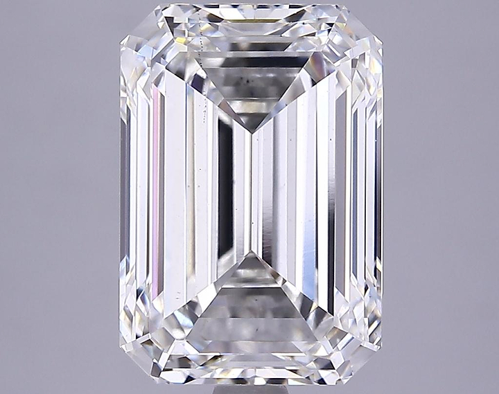 4.78 Carat Emerald Shaped Ideal Cut VS2 IGI Certified Lab Grown Diamond