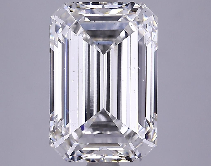4.41 Carat Emerald Shaped Ideal Cut VS2 IGI Certified Lab Grown Diamond