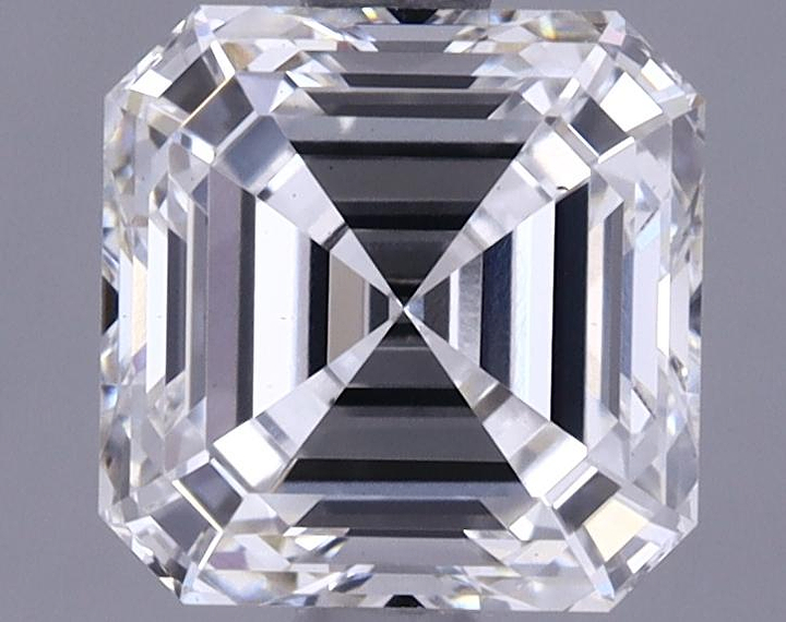 1.45 Carat Asscher Shaped Excellent Cut VS2 IGI Certified Lab Grown Diamond