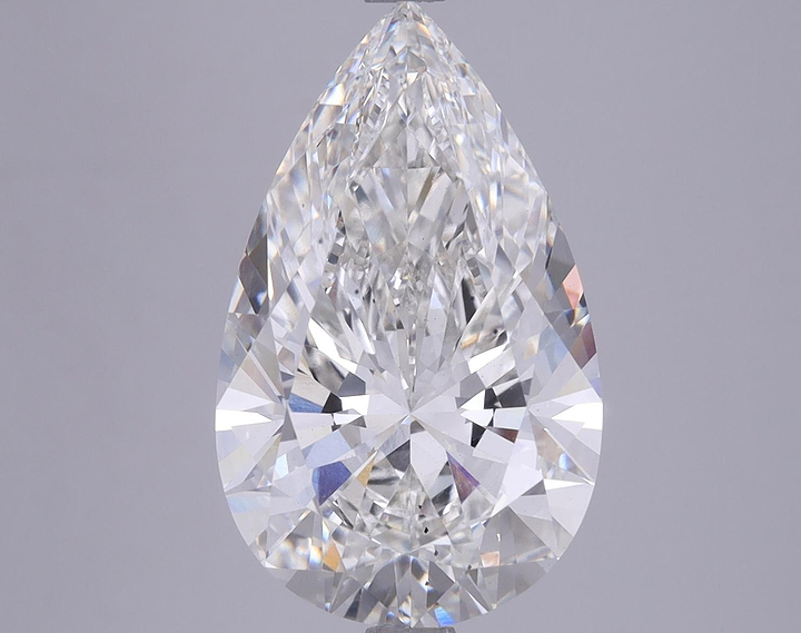 5.51 Carat Pear Shaped Ideal Cut VS2 IGI Certified Lab Grown Diamond