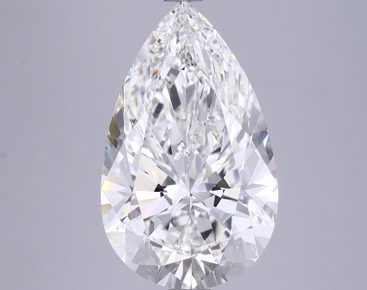 4.74 Carat Pear Shaped Ideal Cut VS2 IGI Certified Lab Grown Diamond