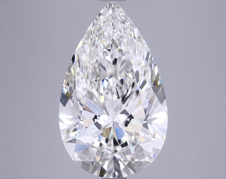 4.63 Carat Pear Shaped Ideal Cut VS2 IGI Certified Lab Grown Diamond