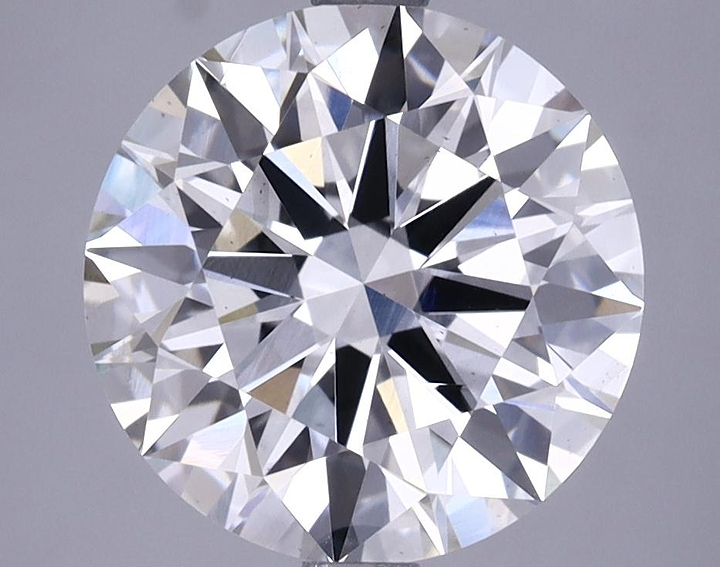 3.76 Carat Round Shaped Ideal Cut VS2 IGI Certified Lab Grown Diamond