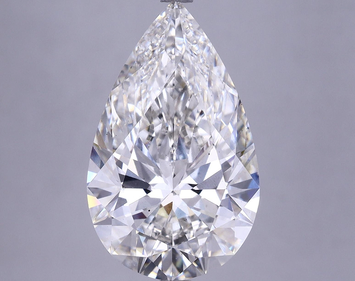 6.01 Carat Pear Shaped Ideal Cut VS2 IGI Certified Lab Grown Diamond