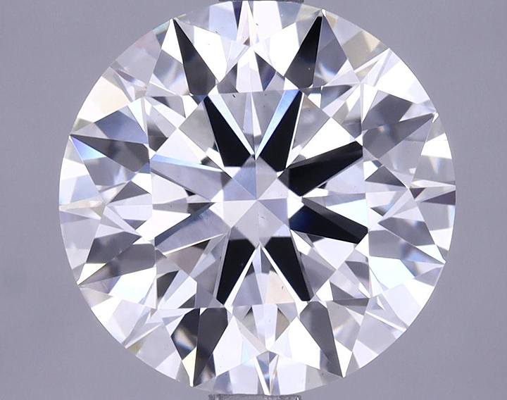 2.81 Carat Round Shaped Ideal Cut VS2 IGI Certified Lab Grown Diamond