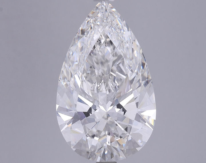 6.53 Carat Pear Shaped Ideal Cut VS2 IGI Certified Lab Grown Diamond