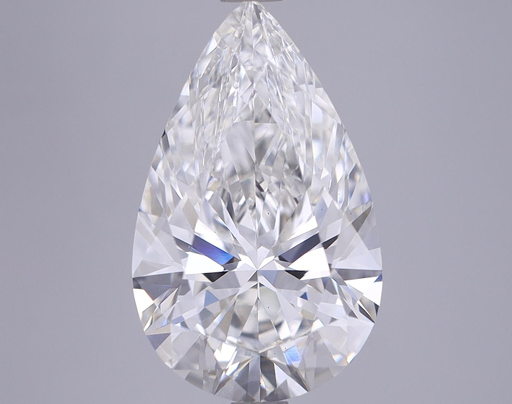 5.27 Carat Pear Shaped Ideal Cut VS1 IGI Certified Lab Grown Diamond