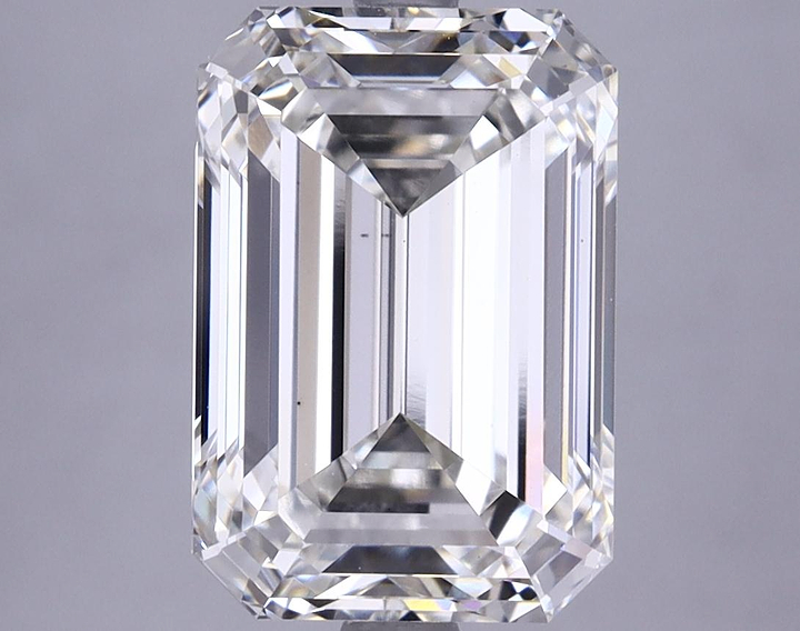 4.83 Carat Emerald Shaped Ideal Cut VS1 IGI Certified Lab Grown Diamond