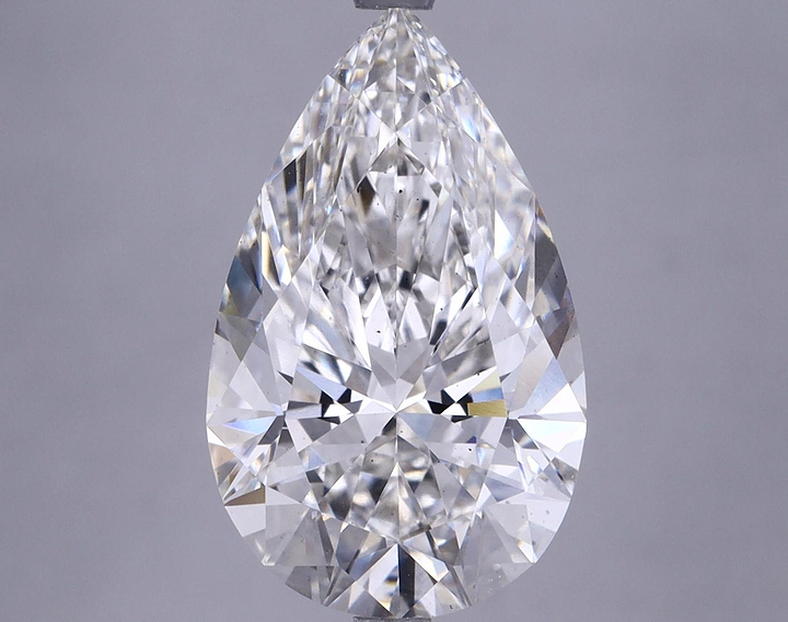4.72 Carat Pear Shaped Ideal Cut VS2 IGI Certified Lab Grown Diamond