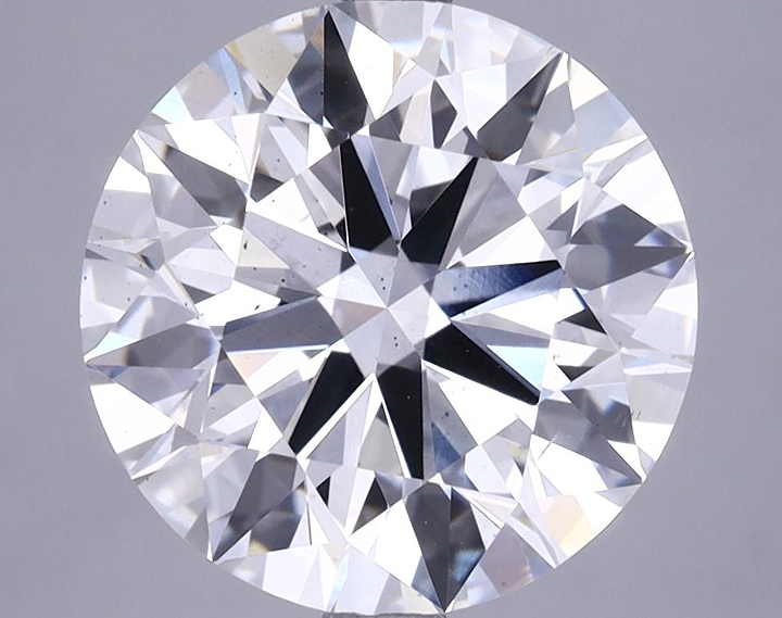 4.44 Carat Round Shaped Ideal Cut SI1 IGI Certified Lab Grown Diamond