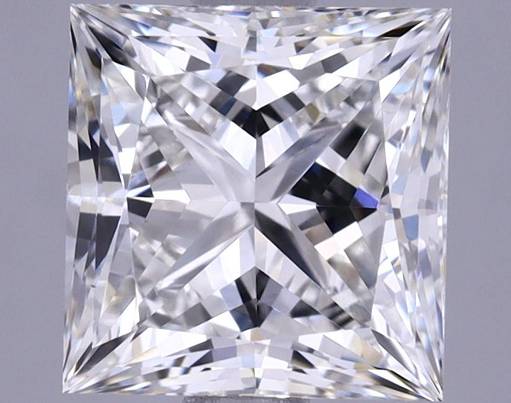 1.71 Carat Princess Shaped Ideal Cut VS1 IGI Certified Lab Grown Diamond