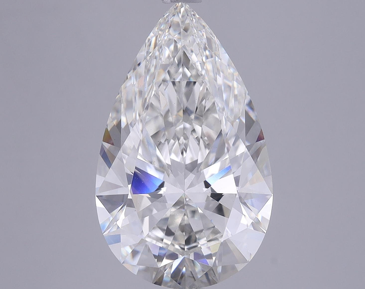 5.27 Carat Pear Shaped Ideal Cut VS1 IGI Certified Lab Grown Diamond