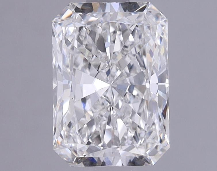 1.35 Carat Radiant Shaped Ideal Cut VVS2 IGI Certified Lab Grown Diamond