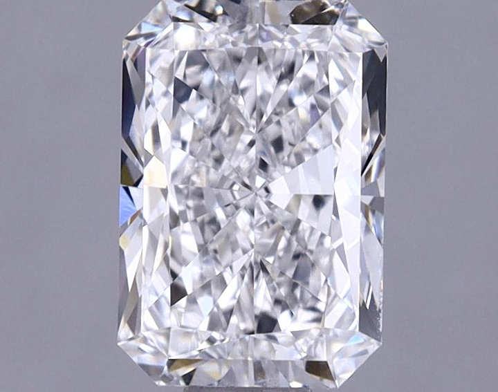 1.06 Carat Radiant Shaped Ideal Cut VVS2 IGI Certified Lab Grown Diamond
