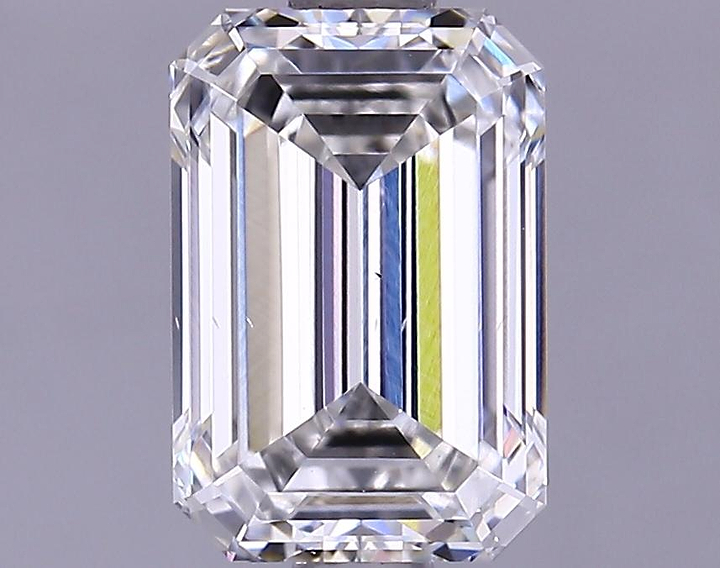 1.6 Carat Emerald Shaped Ideal Cut VS2 IGI Certified Lab Grown Diamond