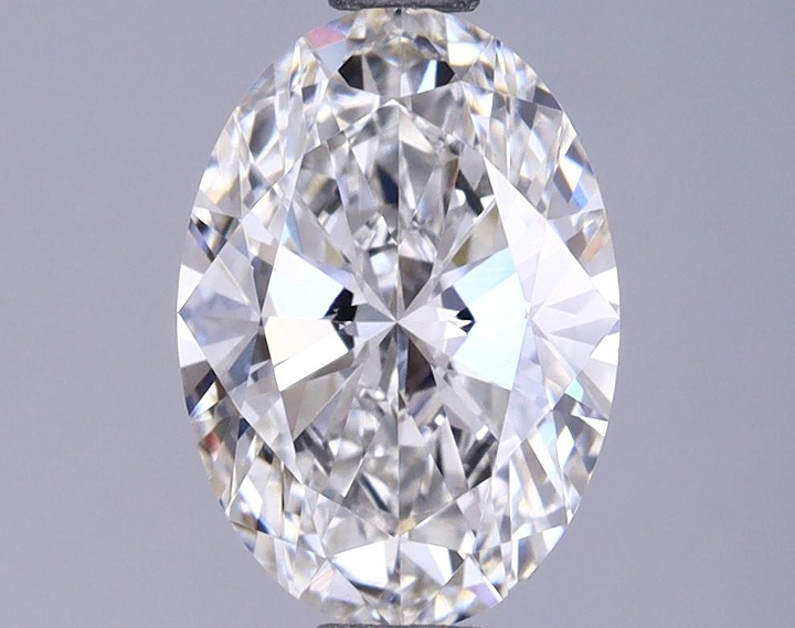 1.35 Carat Oval Shaped Ideal Cut VVS2 IGI Certified Lab Grown Diamond