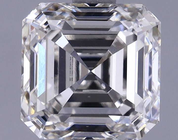 1.65 Carat Asscher Shaped Ideal Cut VS1 IGI Certified Lab Grown Diamond