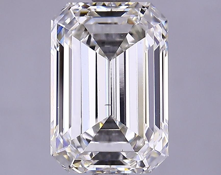 2.89 Carat Emerald Shaped Ideal Cut VS2 IGI Certified Lab Grown Diamond
