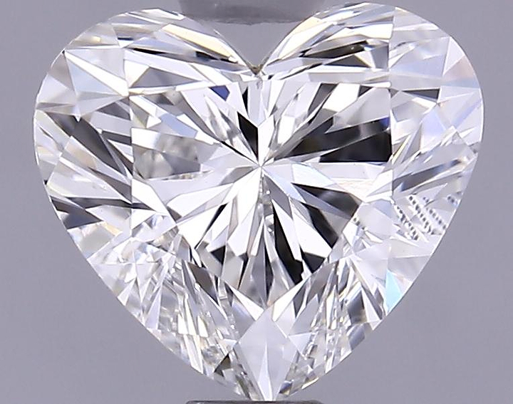 0.86 Carat Heart Shaped Ideal Cut VS2 IGI Certified Lab Grown Diamond